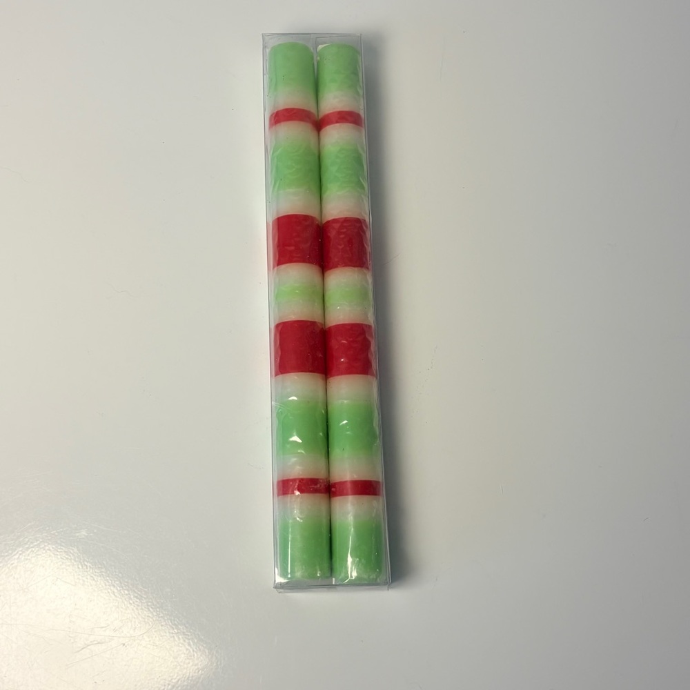 NEW Christmas 10” Candlesticks Candy Cane made by TAG 2004 Unopened Package